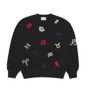 *SOLD* Aries Arise Star Sign Crewneck Sweatshirt in Black